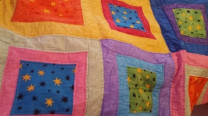 This is my first quilt that I made.